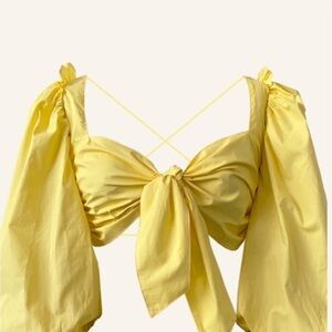 Allina Liu Odin top xs in yellow Preloved